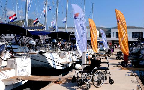 image of yachts and wheelchairs