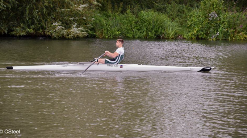 Our very own Maidenhead adaptive athlete competing in a single scull boat